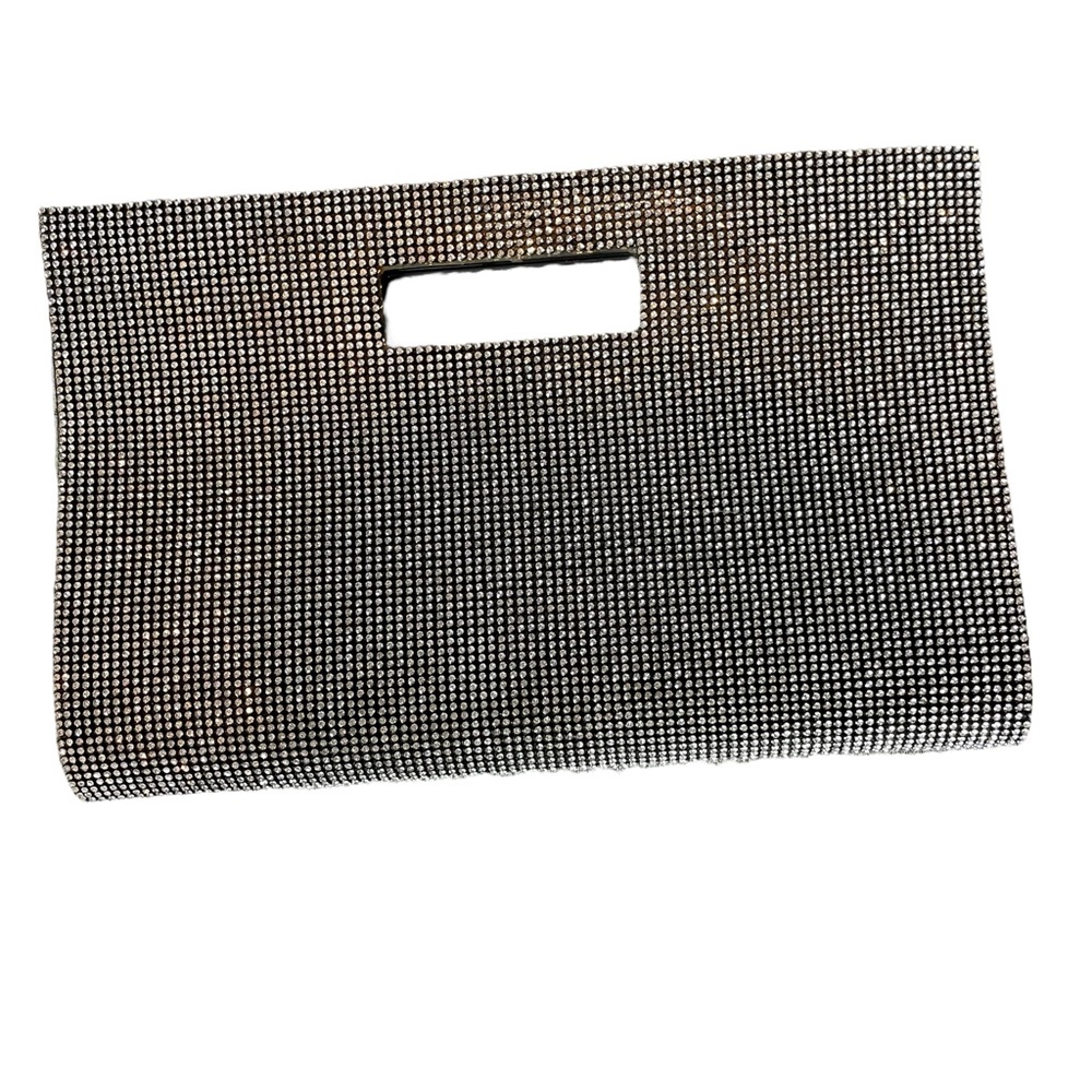 Multi Rhinestone Clutch Purse